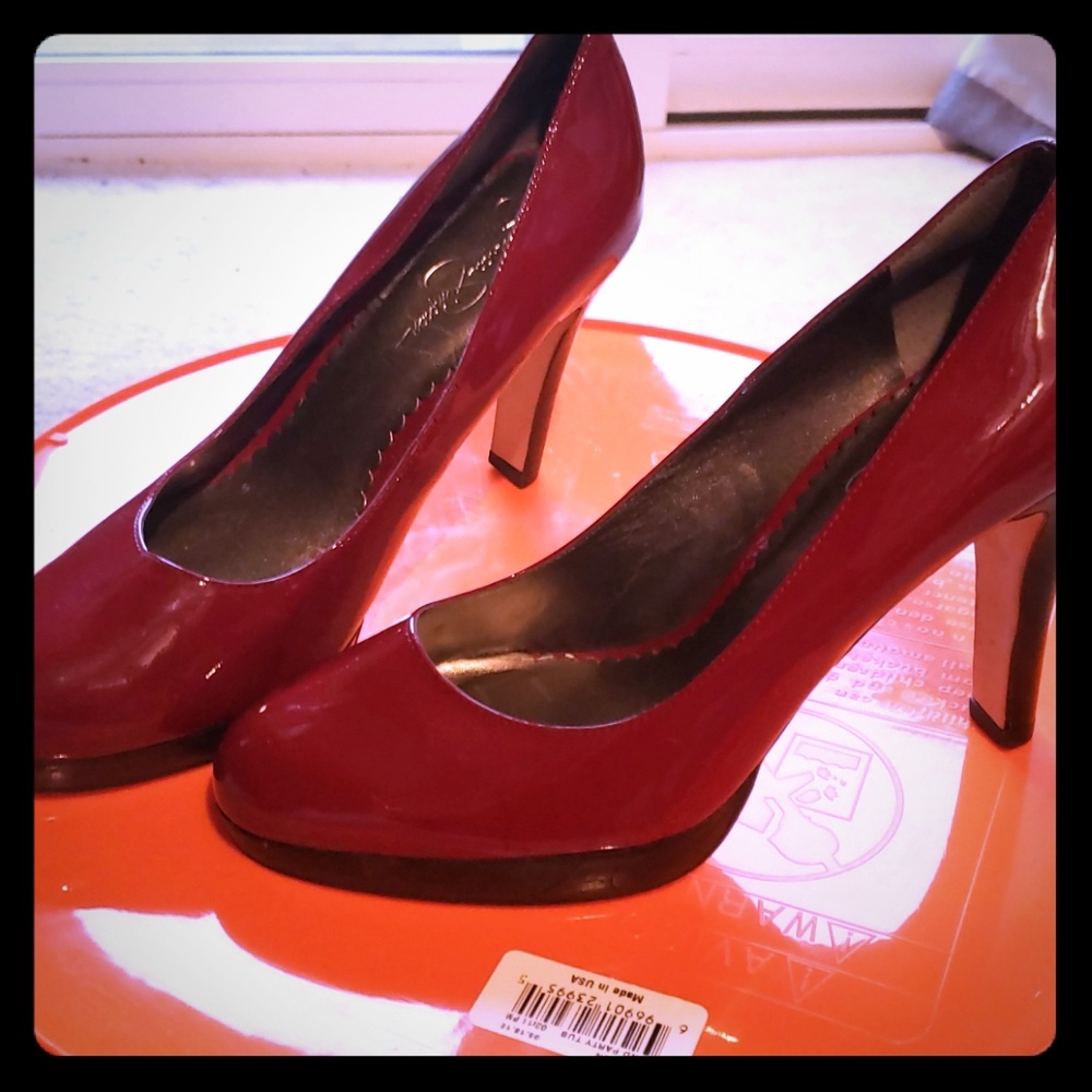 Red high heels
